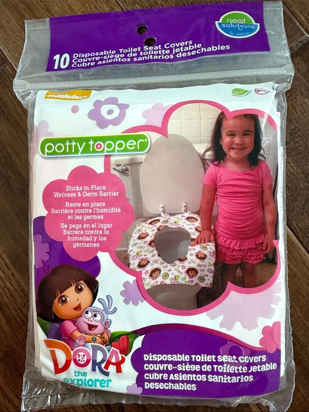 Neat Solutions Potty Topper Dora the Explorer Disposable Seat Covers 6 Packs 10